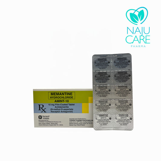 MEMANTINE HYDROCHLORIDE 10mg Film Coated Tablet (Amint-10)