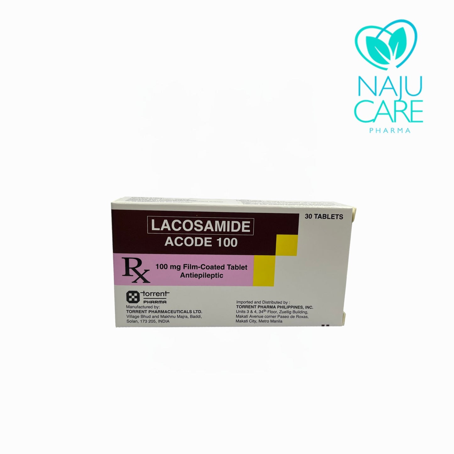 LACOSAMIDE 100mg Film Coated Tablet (ACODE)