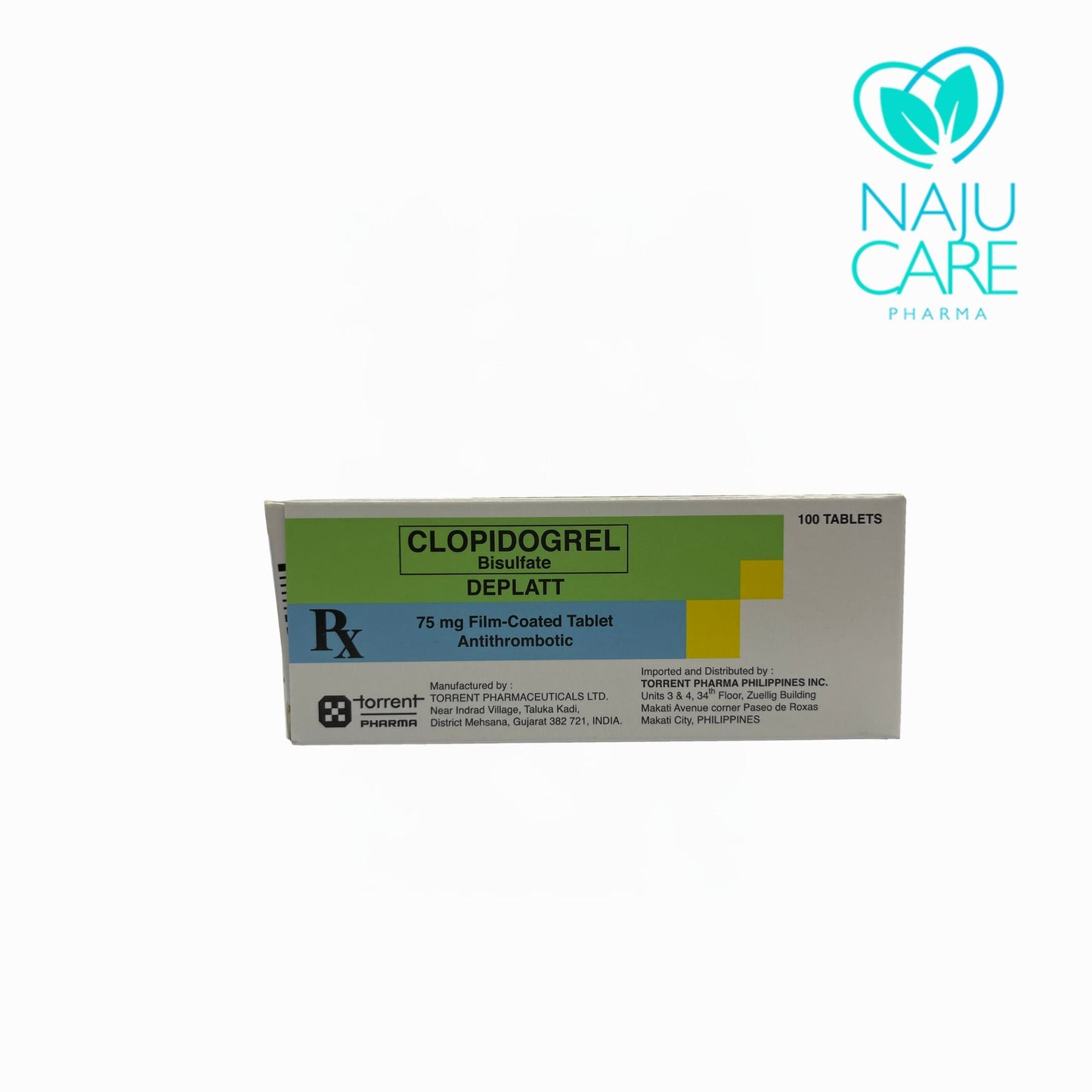 CLOPIDOGREL BISULFATE 75MG FILM-COATED TABLET (DEPLATT)