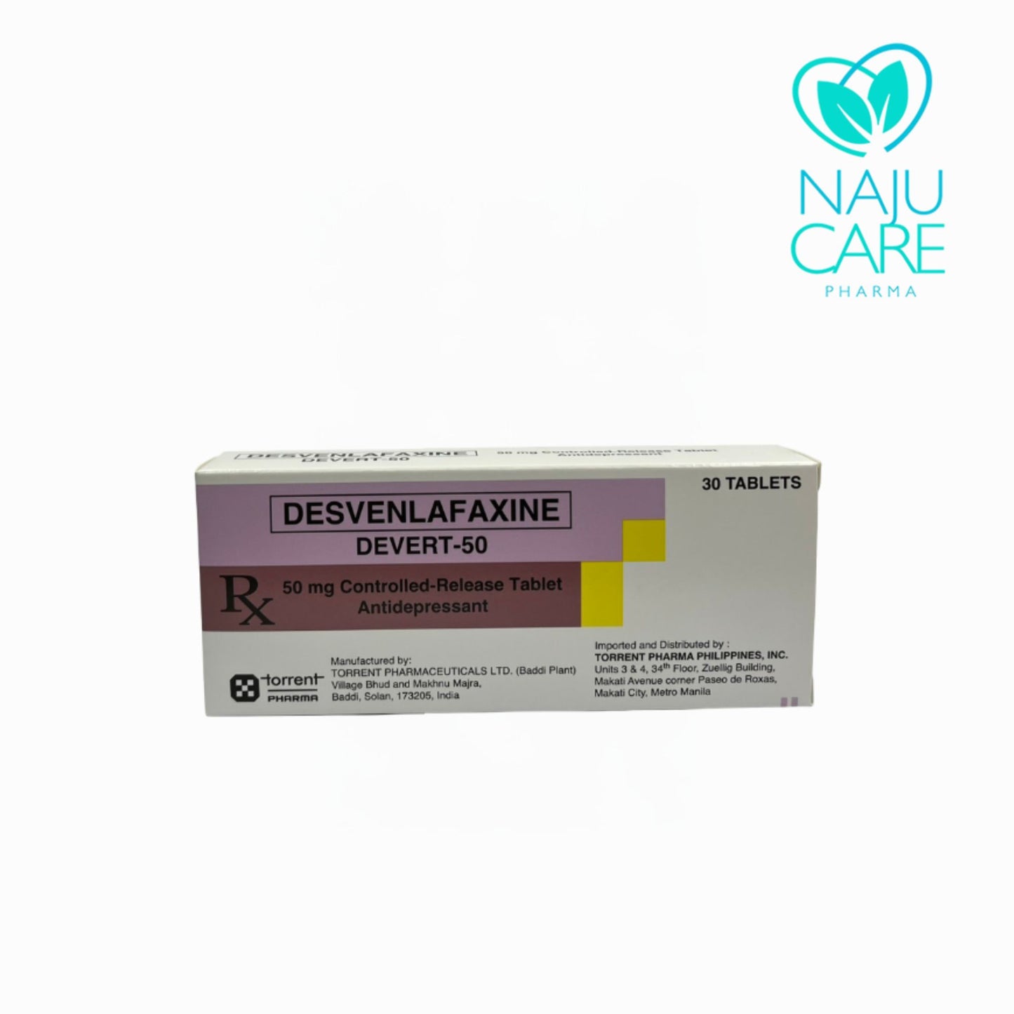 DESVENLAFAXINE 50MG TABLET (DEVERT-50) 30 TABLETS