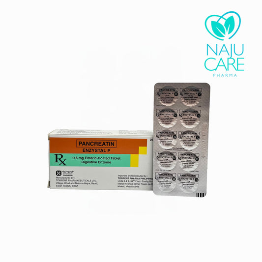PANCREATIN 116MG ENTERIC-COATED TABLET (ENZYSTAL)