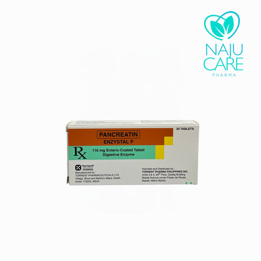 PANCREATIN 116MG ENTERIC-COATED TABLET (ENZYSTAL)