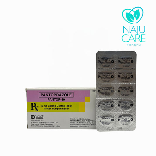 PANTOPRAZOLE 40MG ENTERIC-COATED TABLET (PANTOR-40)