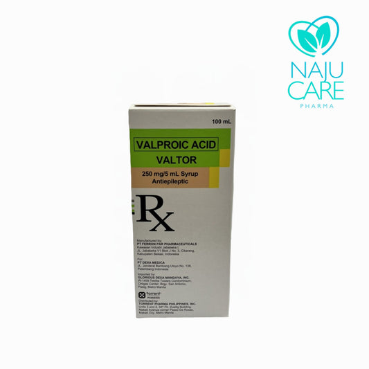 VALPROIC ACID 250 MG/5ML SYRUP (VALTOR)