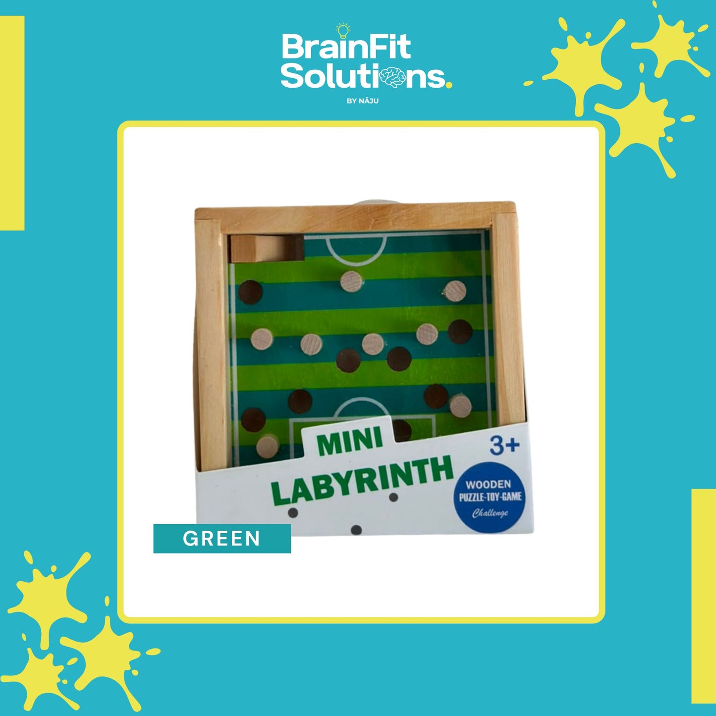 Maze Balance Game, Wooden Labyrinth