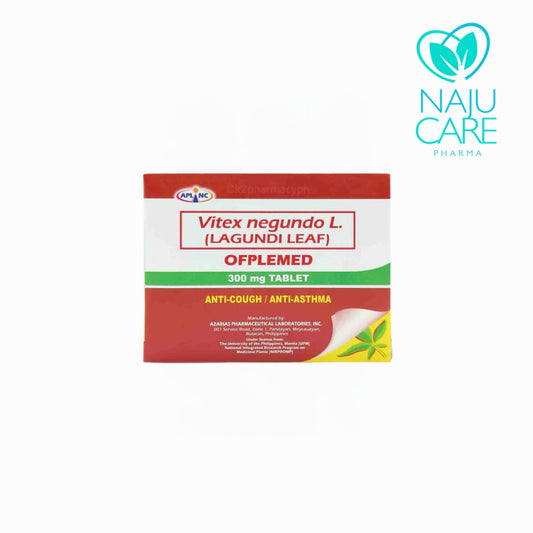 Lagundi Leaf Ofplemed 300mg Tablet 1 BOX