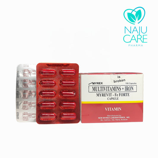 Multivitamins + Iron MYREVIT-FE FORTE Capsule 1 BOX