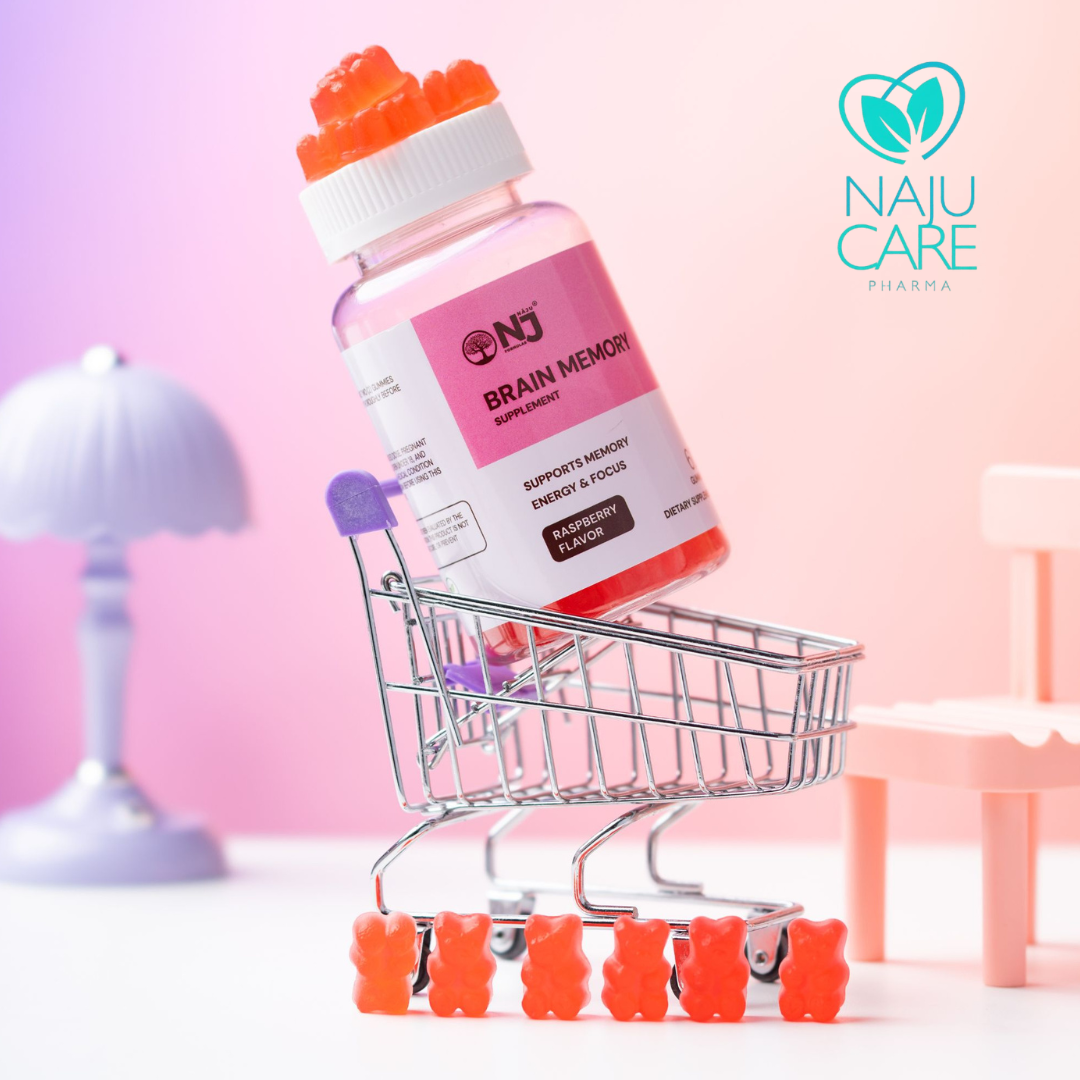 Naju Brain Memory Gummies – Everyday Wellness for Adults & Seniors