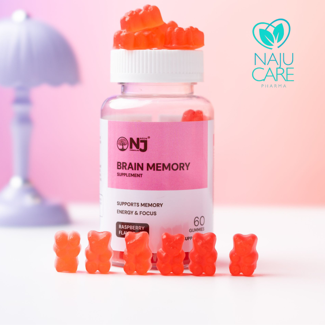 Naju Brain Memory Gummies – Everyday Wellness for Adults & Seniors