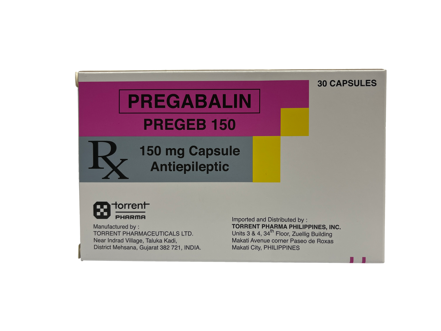 Pregabalin Pregamed 150mg Tablet 1 BOX