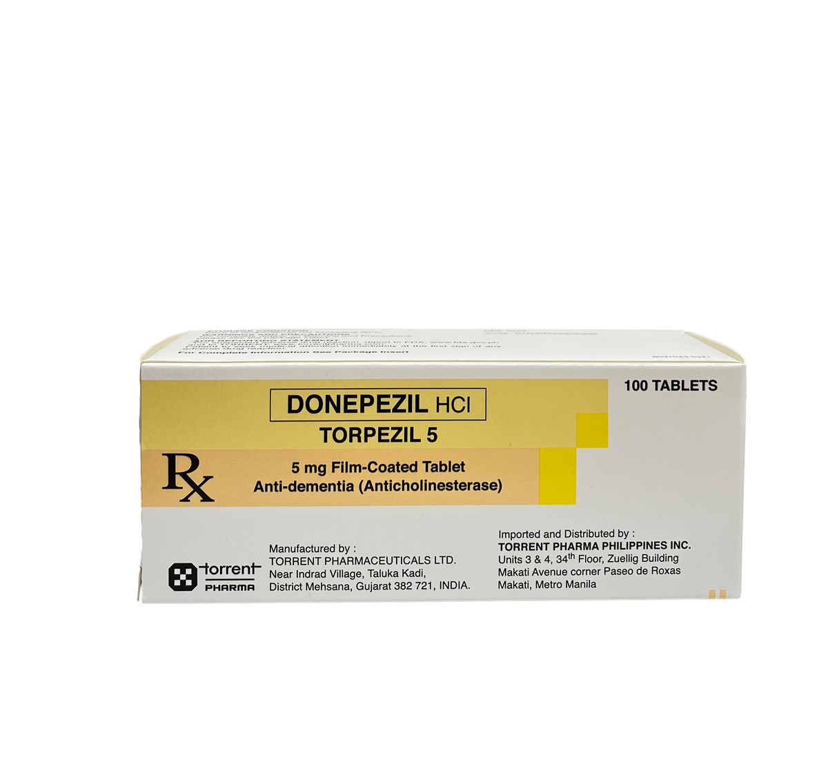DONEPEZIL 5mg/Film Coated Tab (Torpezil 5)