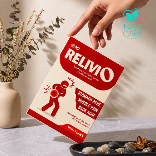 NAJU Relivio Comfort Patches – Soothing Warmth for Everyday Ease