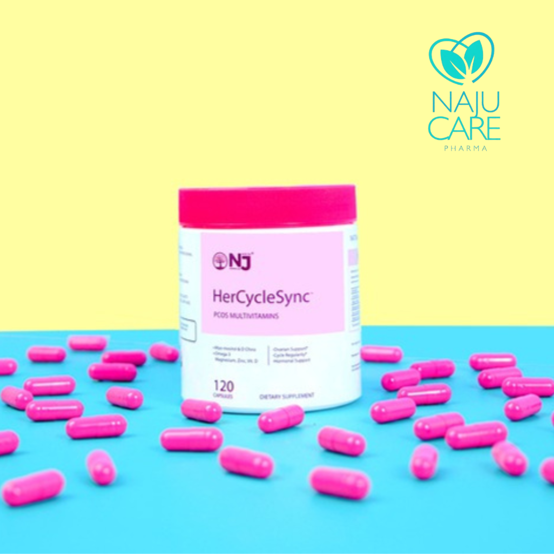 Naju HerCycleSync – Women’s Multivitamin with Inositol, Omega-3 & Nutrient Blend