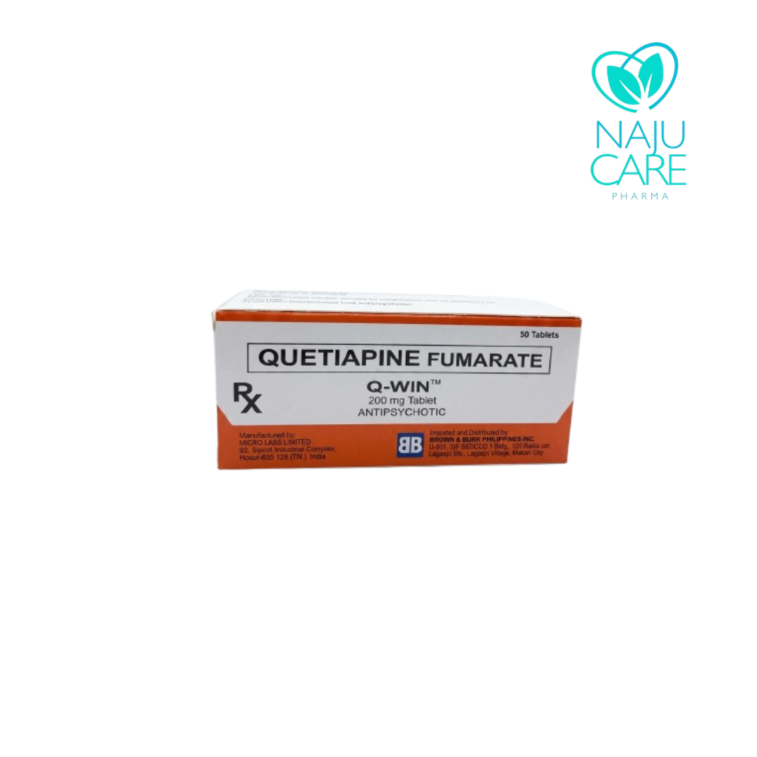 QUETIAPINE FUMARATE 200mg/Tab (Q-win)