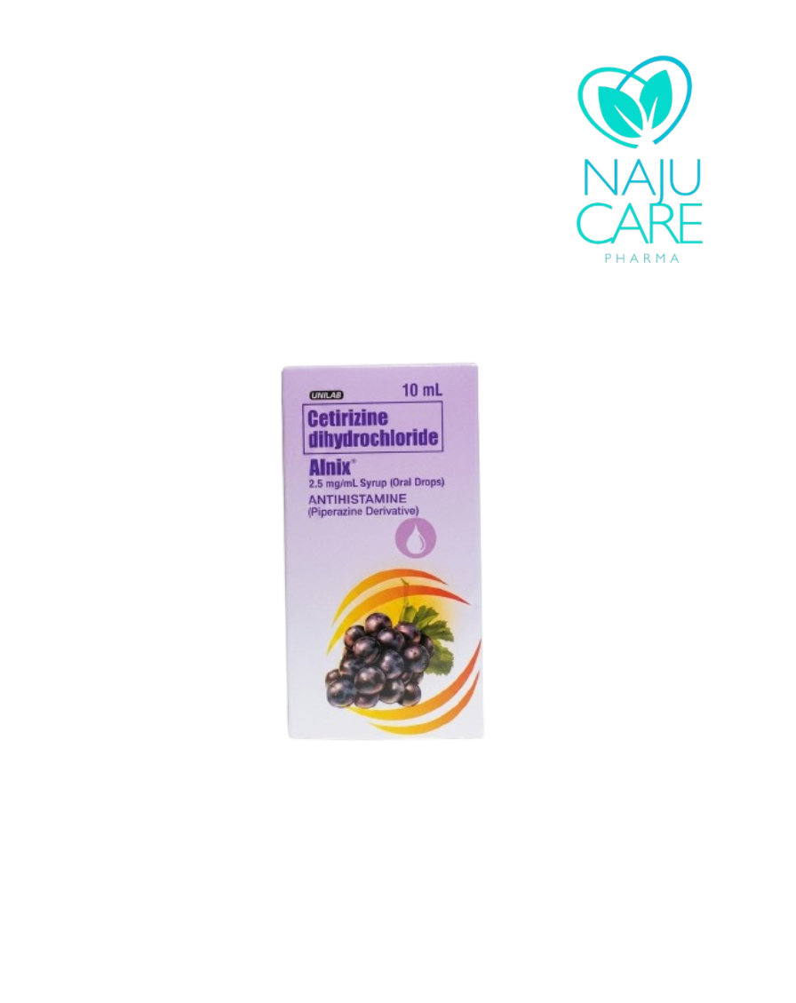 CETIRIZINE DIHYDROCHLORIDE 2.5mg/5mL 10mL Drops (Alnix) 1's