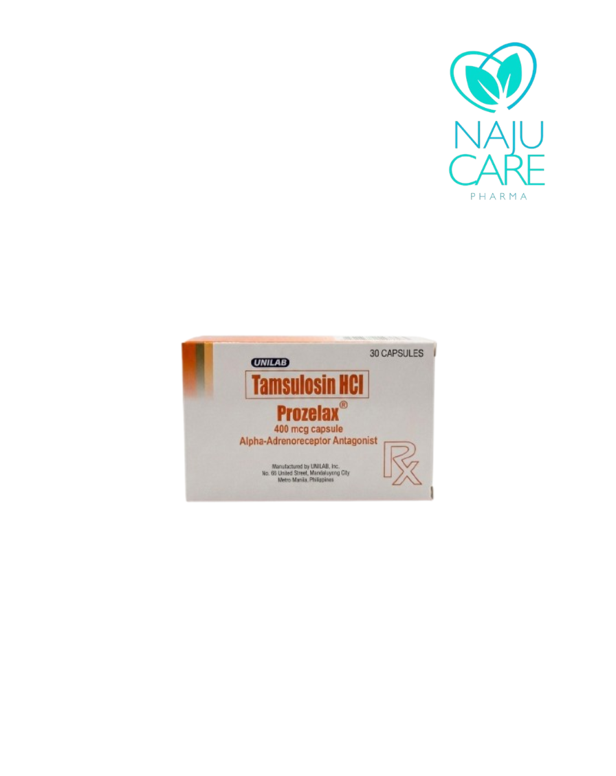 Tamsulosin Hydrochloride 400mcg Capsule (PROZELAX) 30's/Box