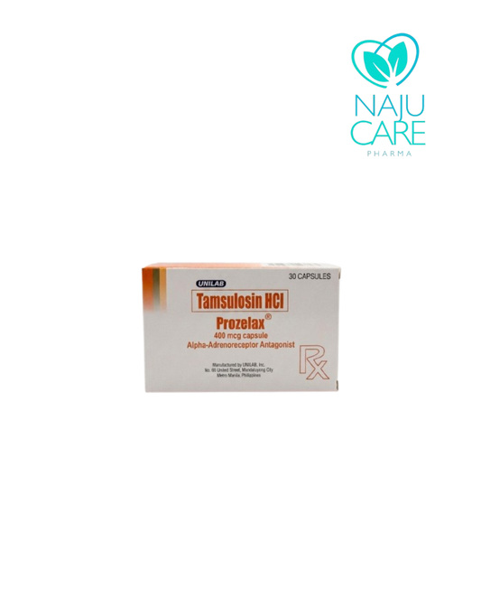 Tamsulosin Hydrochloride 400mcg Capsule (PROZELAX) 30's/Box