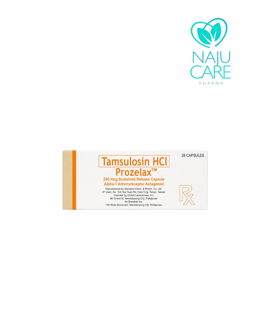 Tamsulosin Hydrochloride 200mcg Capsule (PROZELAX) 28'S/Box