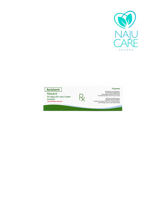 ACICLOVIR 50mg/10g Cream (Hexavir)