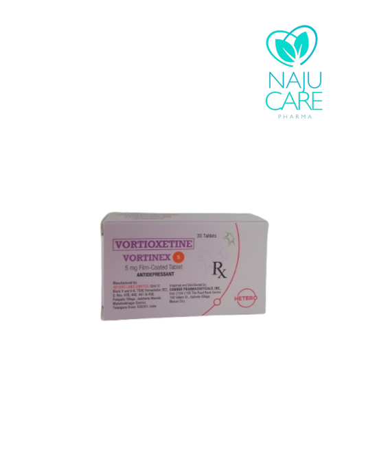 VORTIOXETINE 5mg Film-Coated Tablet (Vortinex 5)