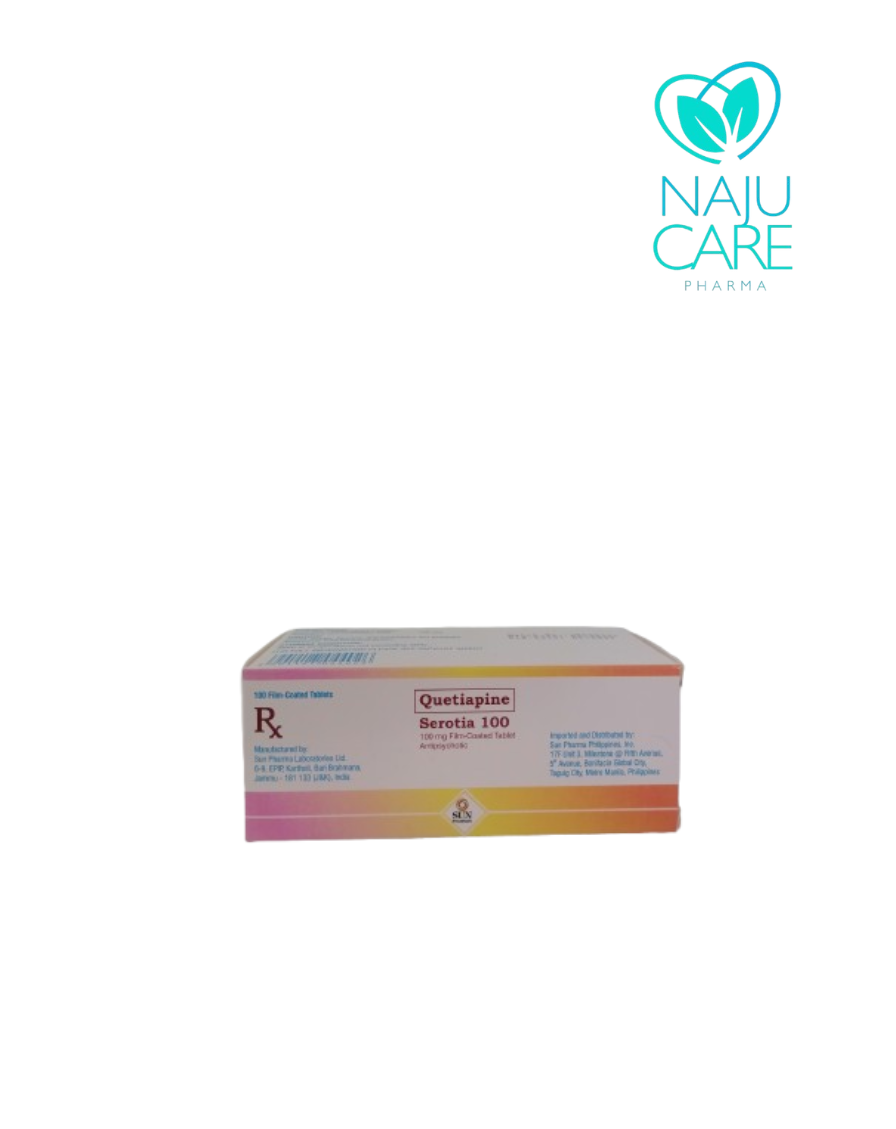 QUETIAPINE 100mg Tablet (Serotia)