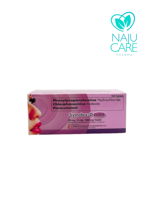 Phenyl+Chlorphen+Para 25mg/2mg/500mg/Tab( Symdex-D)