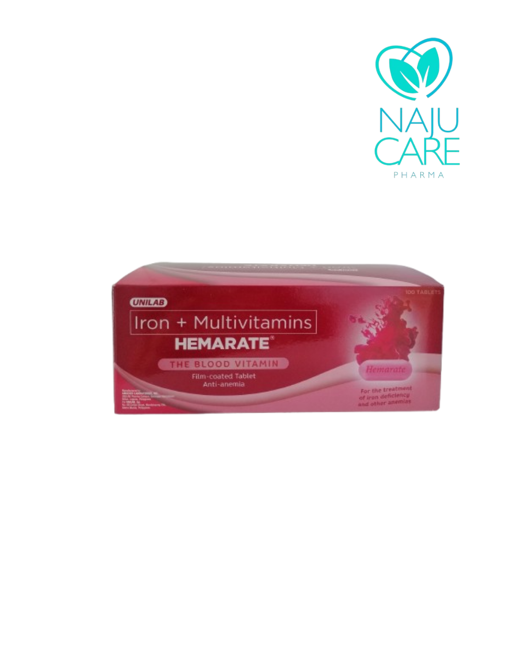 Iron+ Multivitamins tablet (HEMARATE) 100's/Box