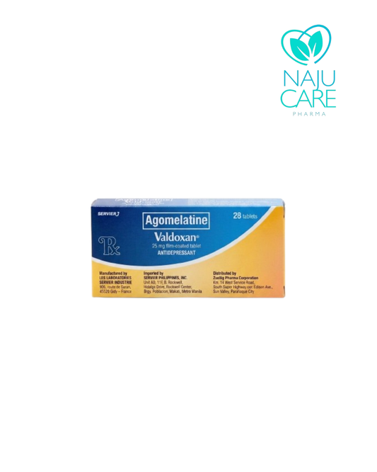 AGOMELATINE 25mg Film Coated Tablet (Valdoxan)