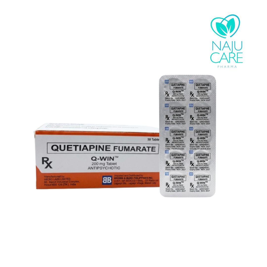 QUETIAPINE FUMARATE 200mg/Tab (Q-win)
