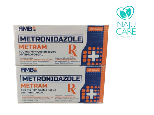 METRONIDAZOLE 500MG/FIL-COATED TABLET (Metram)