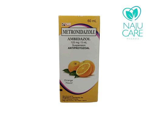 METRONIDAZOLE 125MG/5ML SUSPENSION 60ML (Ambidazol)