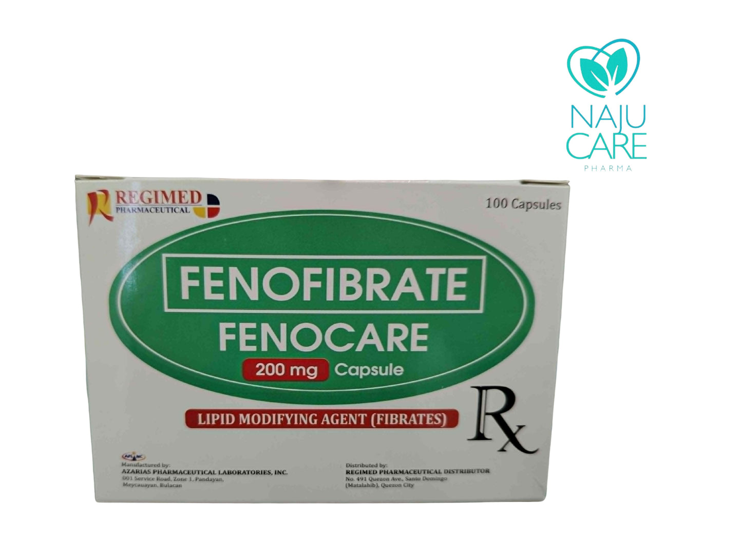 FENOFIBRATE 200mg/capsule (Fenocare)