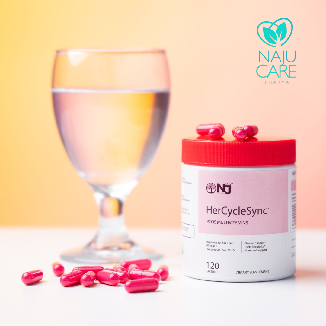Naju HerCycleSync – Women’s Multivitamin with Inositol, Omega-3 & Nutrient Blend