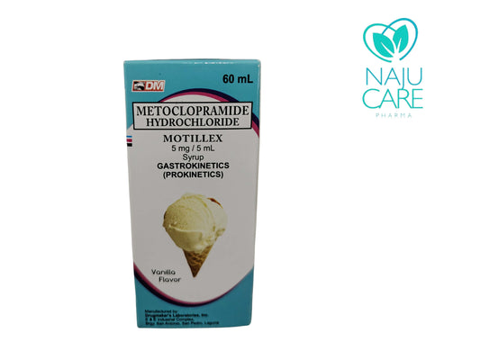 METOCLOPRAMIDE 5MG/5ML SYRUP 60ML (Motillex)