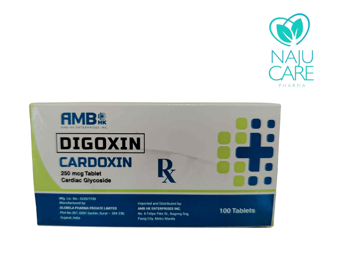 DIGOXIN 250mcg/Tablet (Cardoxin)