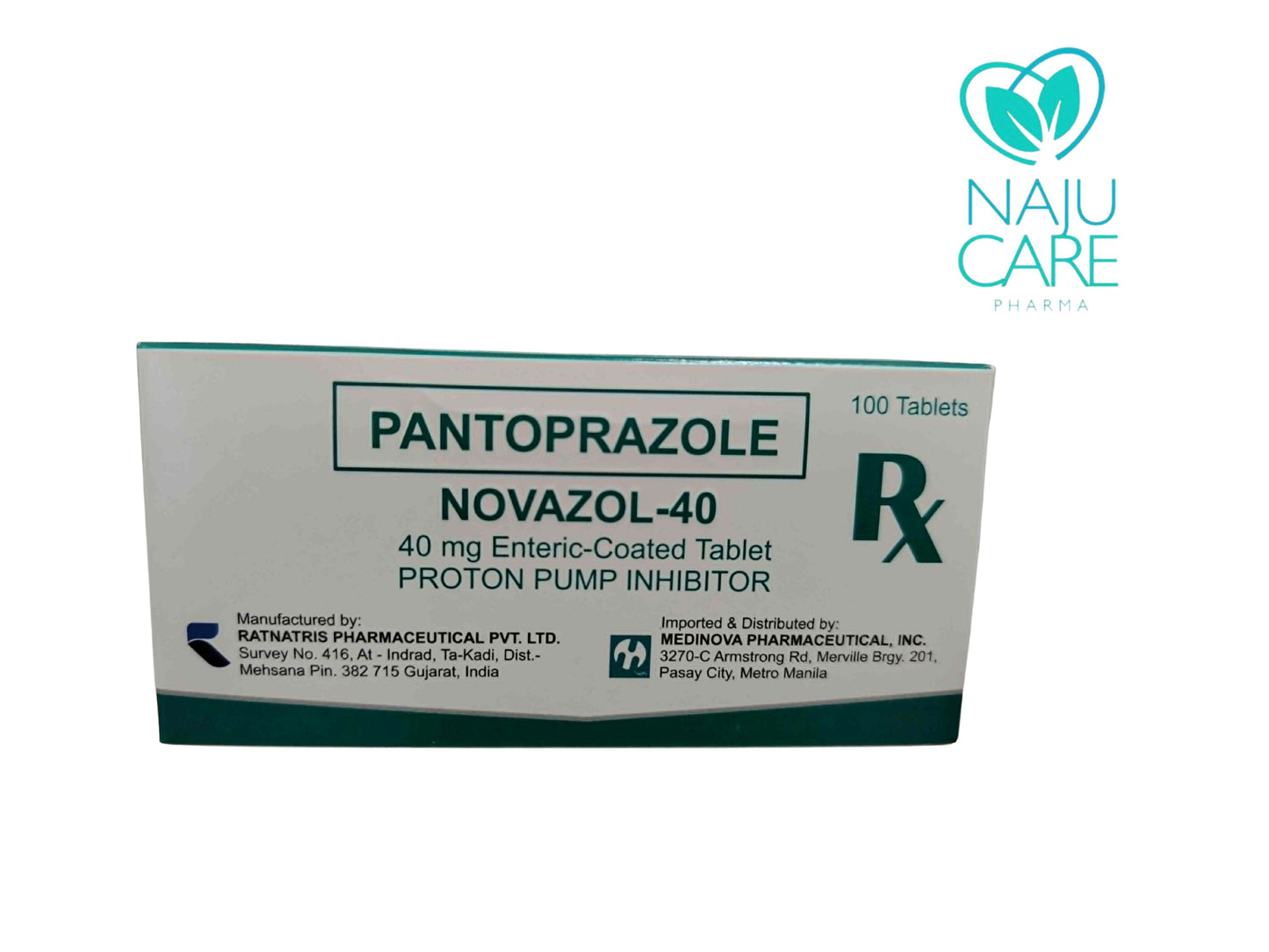 PANTOPRAZOLE 40mg/ENTERIC-COATED TABLET (Novazol-40)