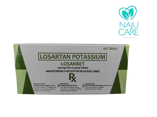 LOSARTAN100MG/FILM-COATED TABLET (LOSARBET)