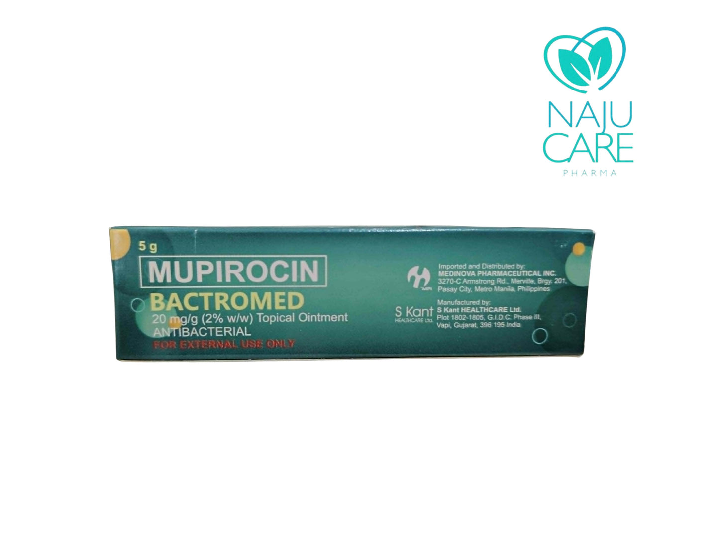 MUPIROCIN 20MG/G (2%W/W) TOPICAL OINTMENT (Bactromed)
