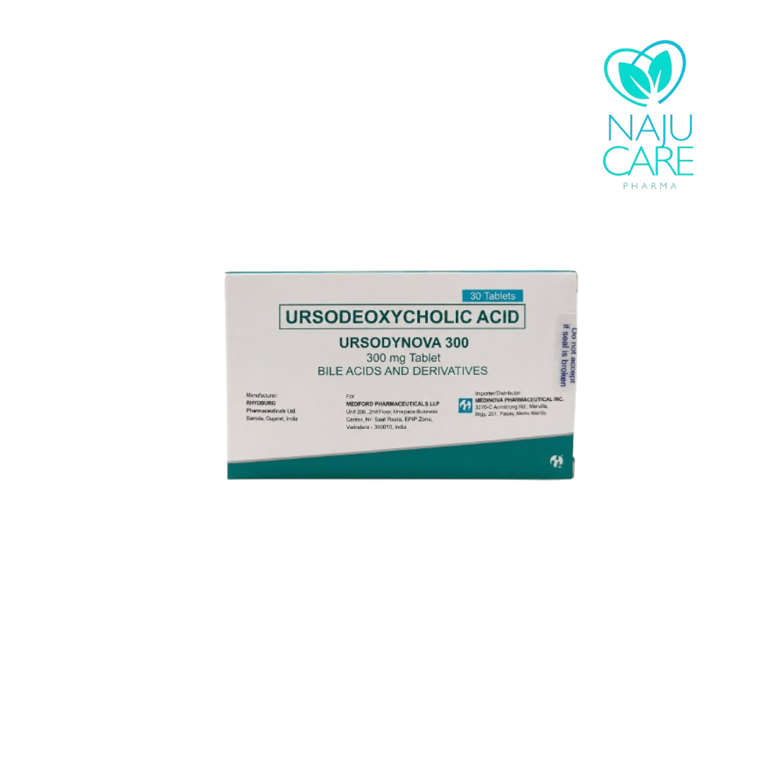 URSODEOXYCHOLIC ACID 300mg (URSODYNOVA 300)