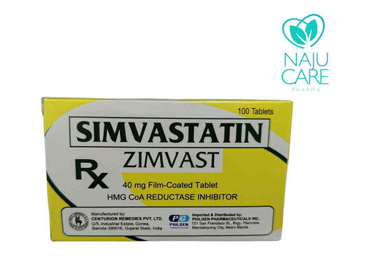 SIMVASTATIN 40mg/FILM-COATED TABLET (Zimvast)