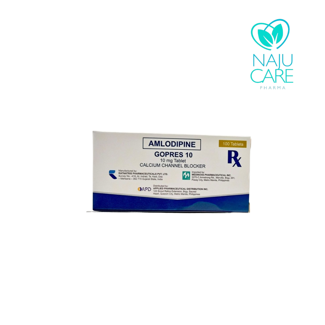 AMLODIPINE 10mg Tablet (Gopres 10)