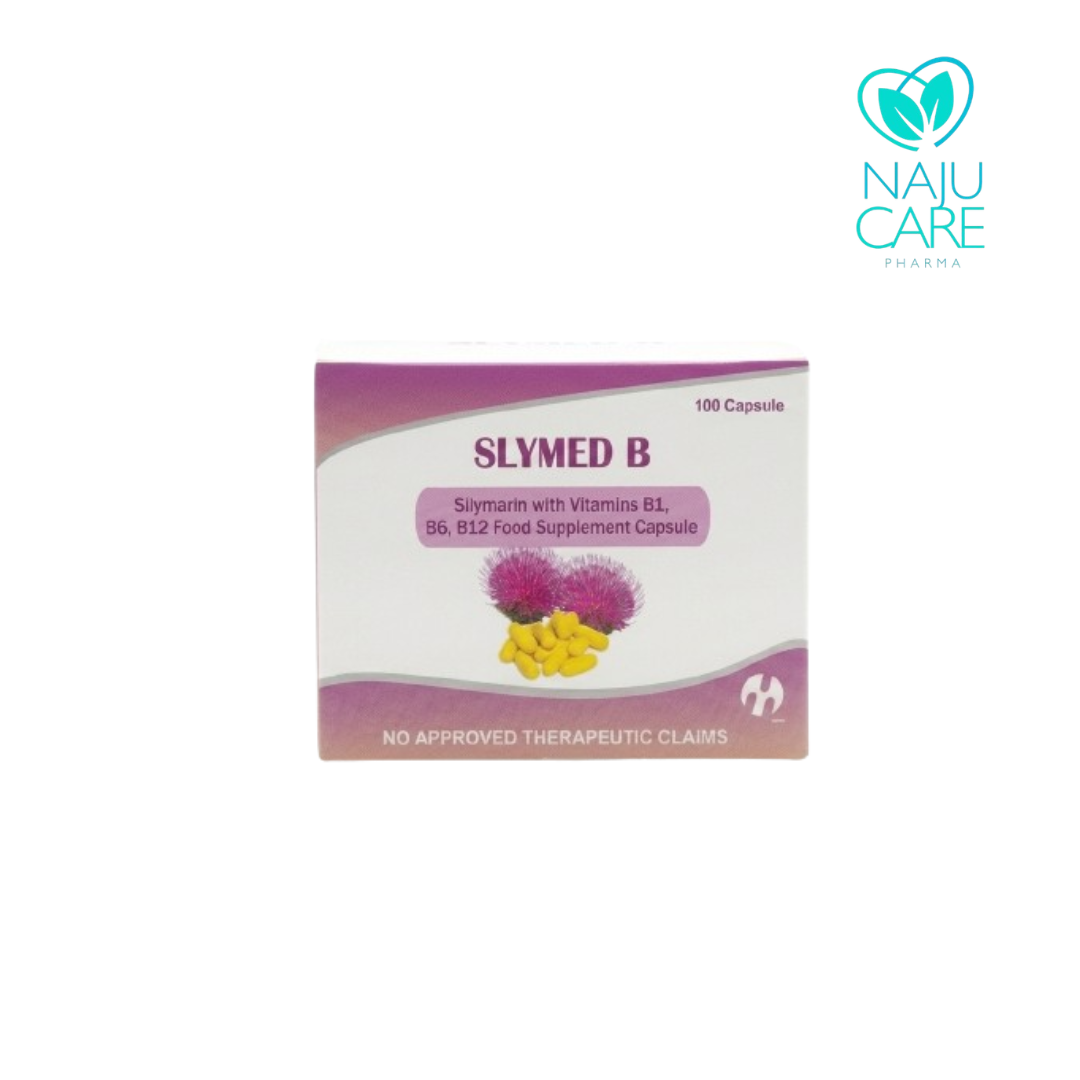 SILYMARIN with Vitamin B1,B6,B12 Food Supplement Capsule (SLYMED B)