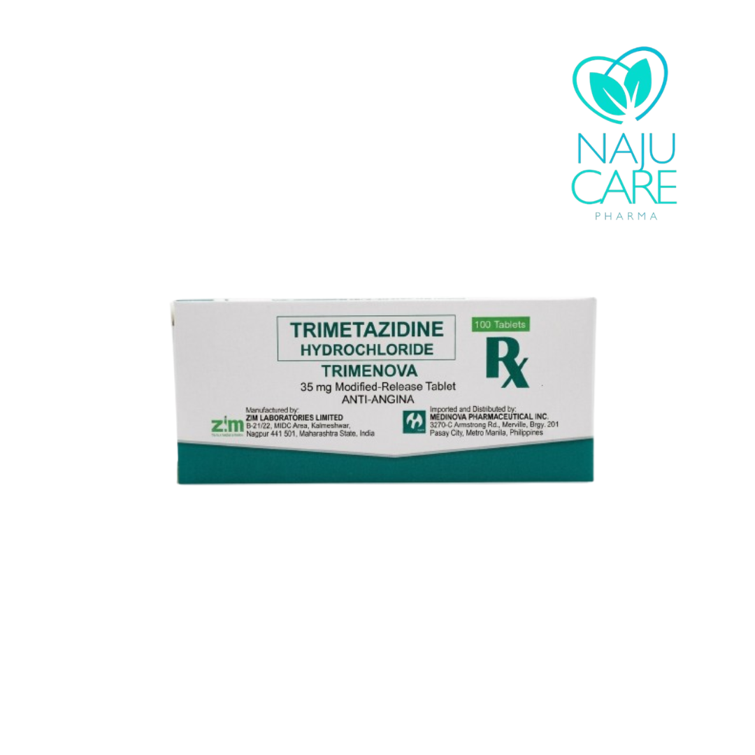 TRIMETAZIDINE HYDROCHLORIDE 35mg Modified Release Tablet (Trimenova)