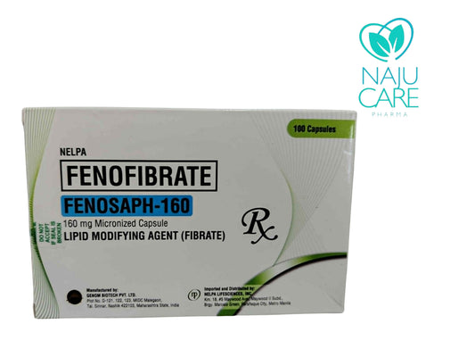 FENOFIBRATE 160MG/MICRONIZED CAPSULE (Fenosaph-160)
