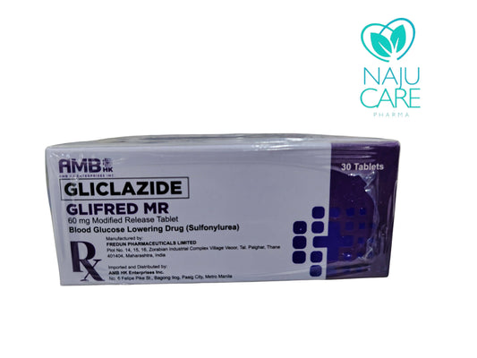 GLICLAZIDE 60mg/MODIFIED-RELEASE TABLET(Glifred MR)