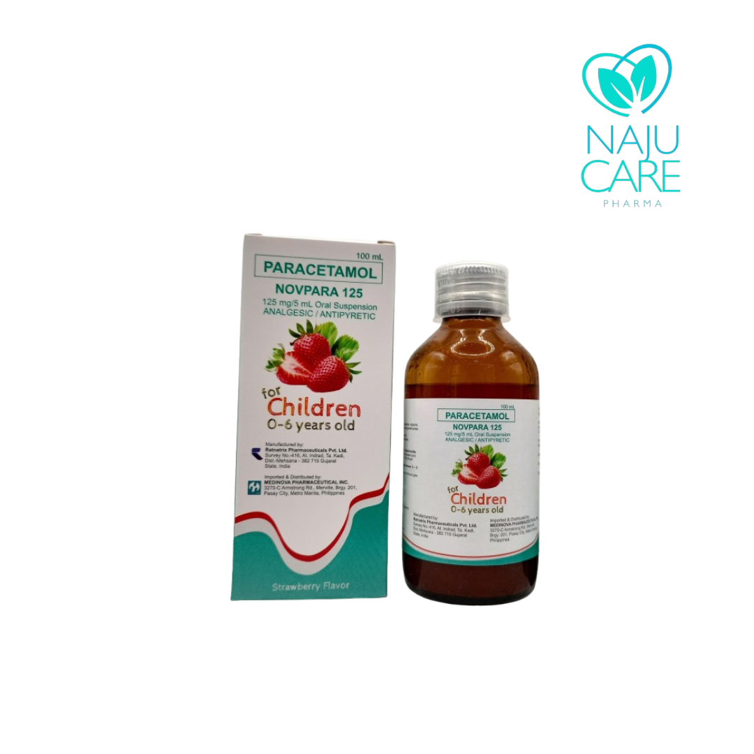 PARACETAMOL 125mg/5ml (NOVPARA 125)