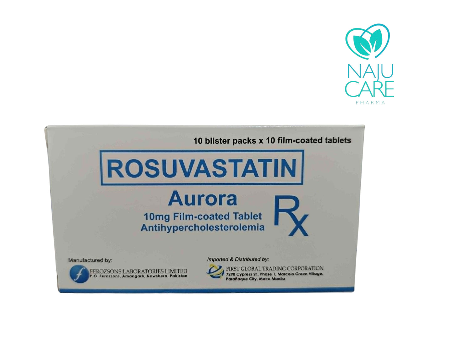ROSUVASTATIN 10mg/FILM-COATED TABLET (Aurora)