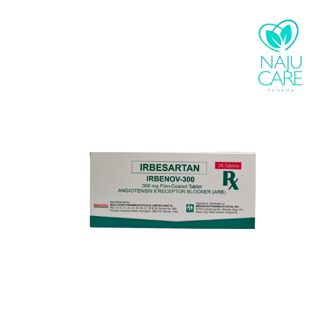 IRBESARTAN 300mg/FILM-COATED TABLET (Irbenov-300)
