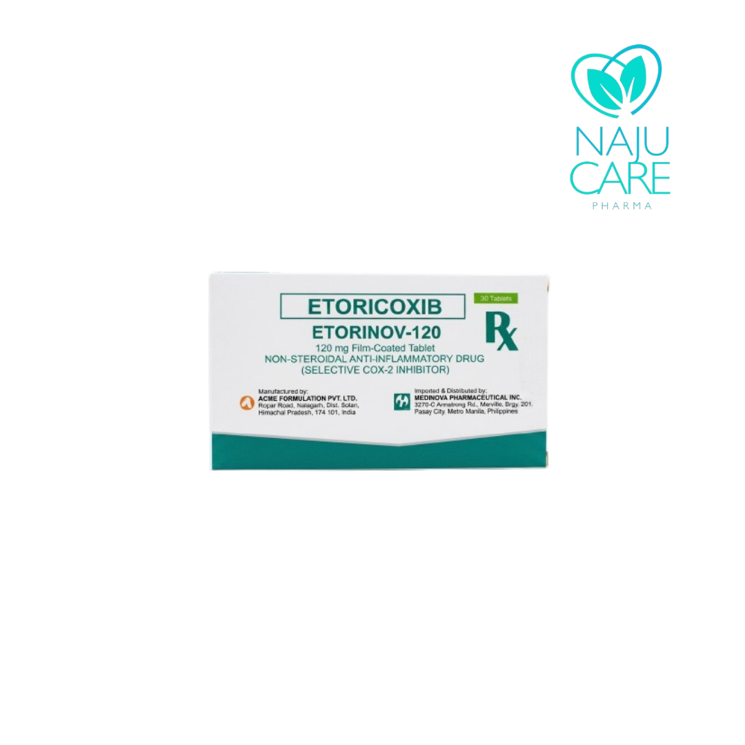 ETORICOXIB 90mg Film Coated Tablet (Etorinov-120)