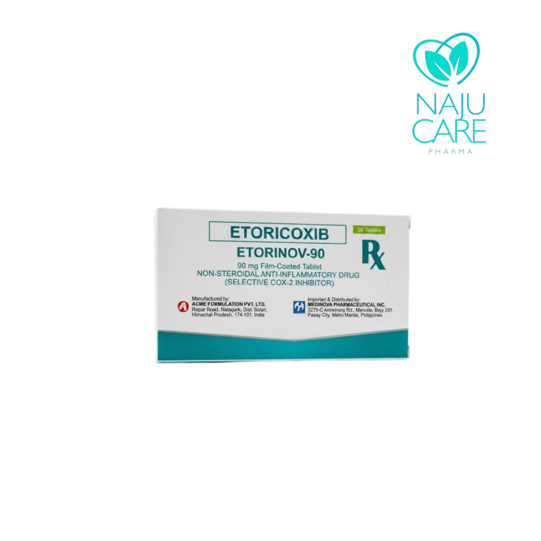 ETORICOXIB 90mg Film Coated Tablet (Etorinov-90)